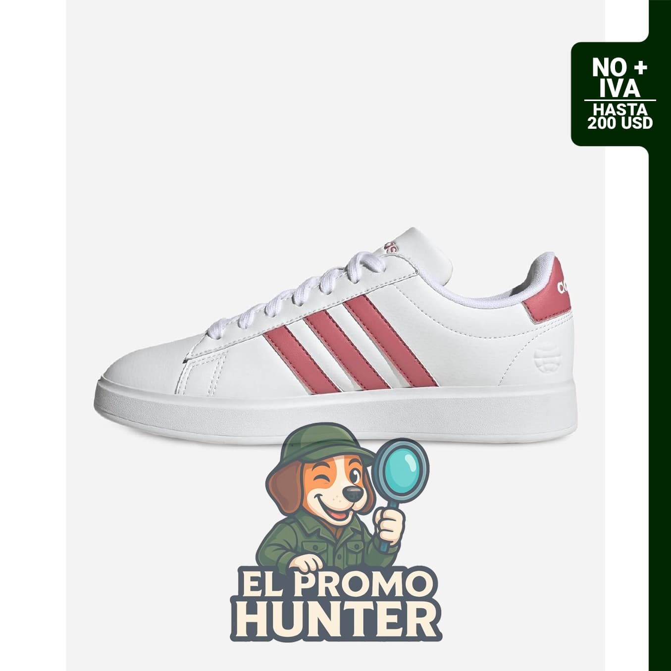 adidas Grand Court 2.0 - Tenis para mujer.