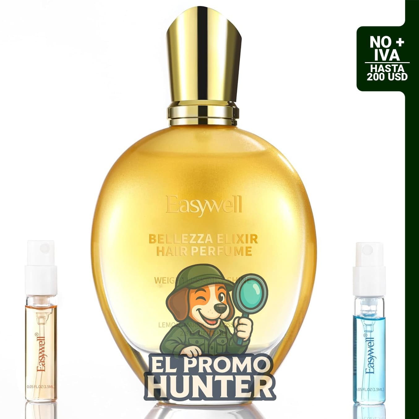 EASYWELL Perfume para el cabello en spray, fragancia floral para mujeres.