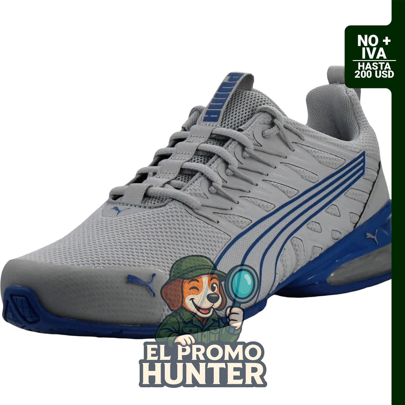 PUMA Hombres Voltaic Evo Running Zapatillas - Azul, calzado deportivo para correr.