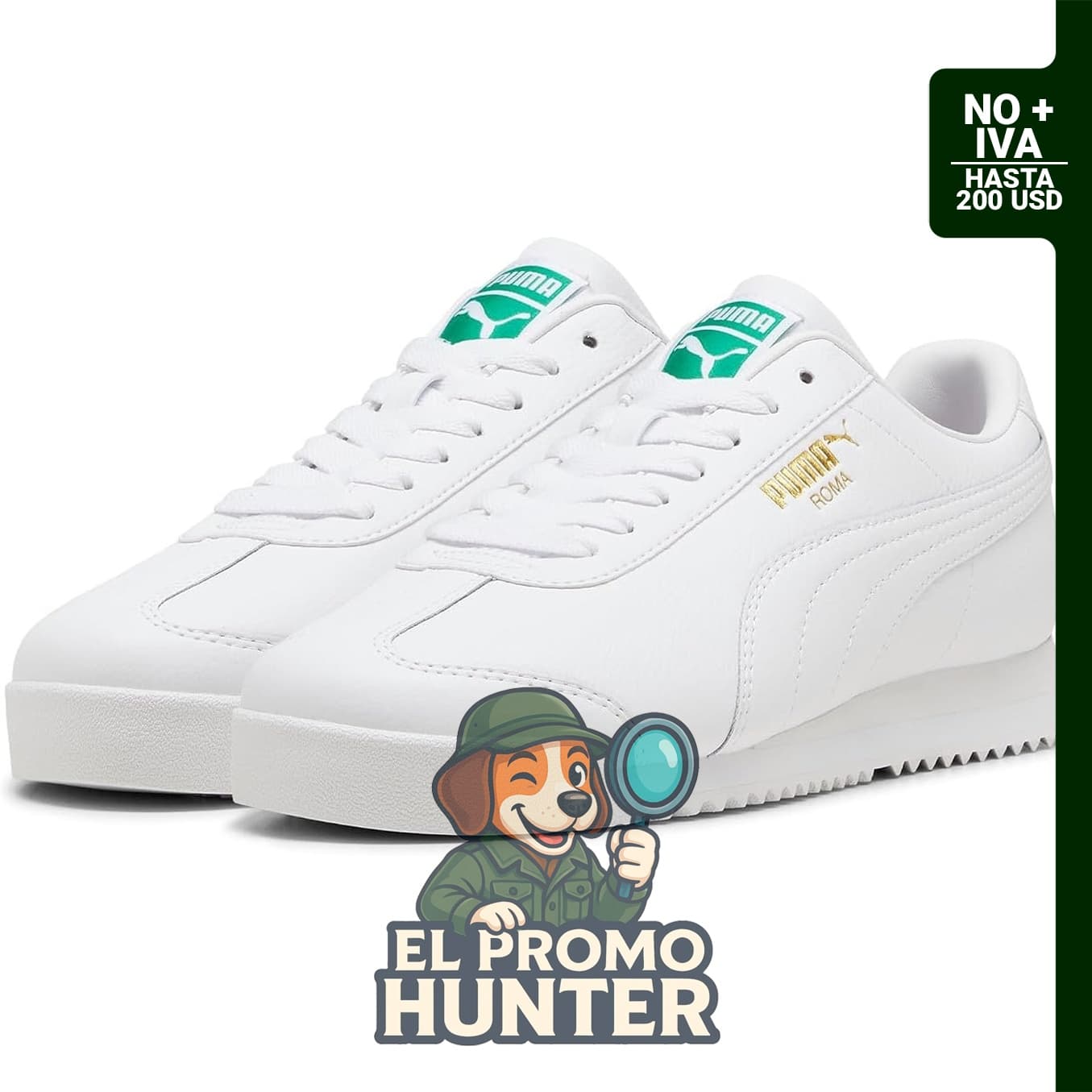 PUMA Zapatillas Roma para hombre, calzado deportivo con diseño clásico.