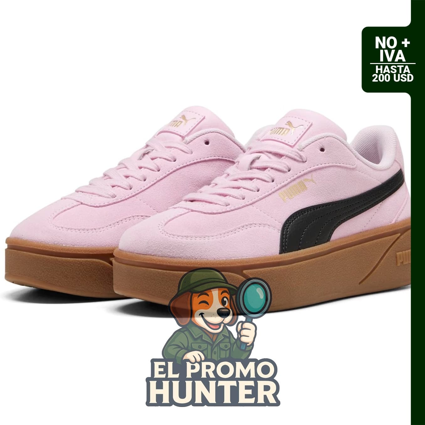PUMA Zapatillas con plataforma Club II Era para mujer.