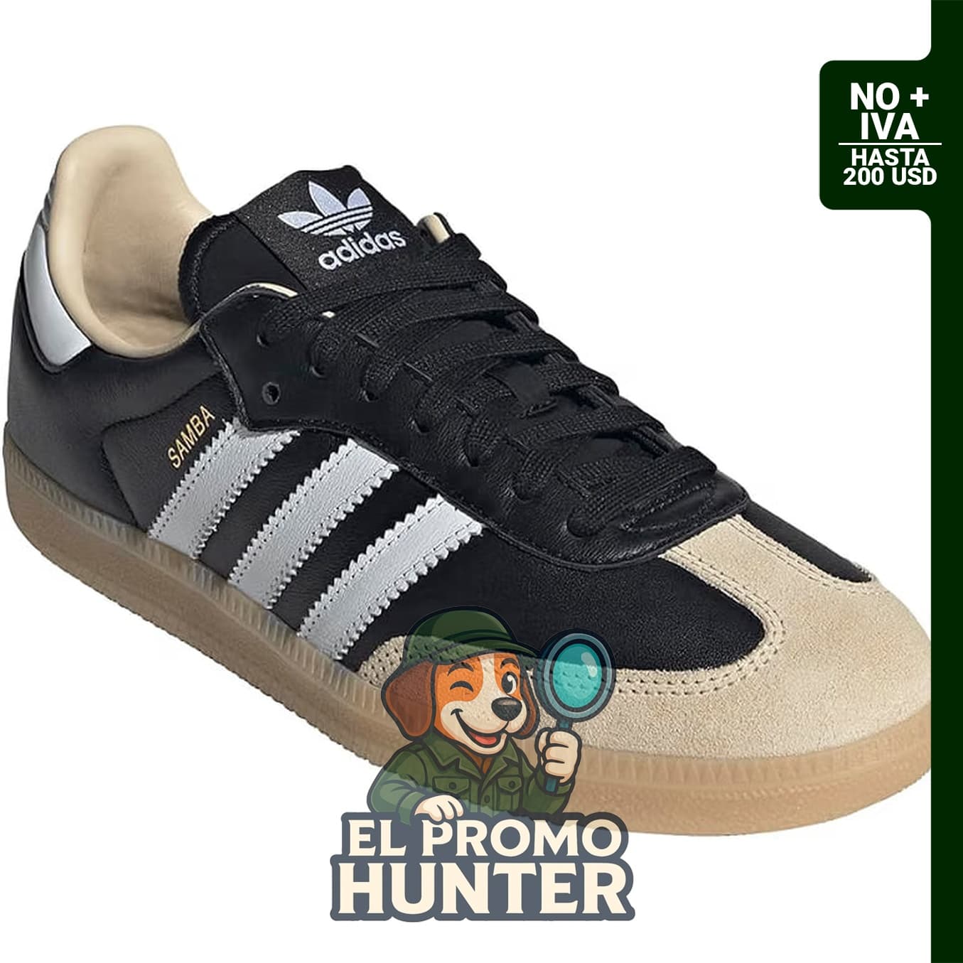 Zapatillas adidas Samba Leather para hombre.