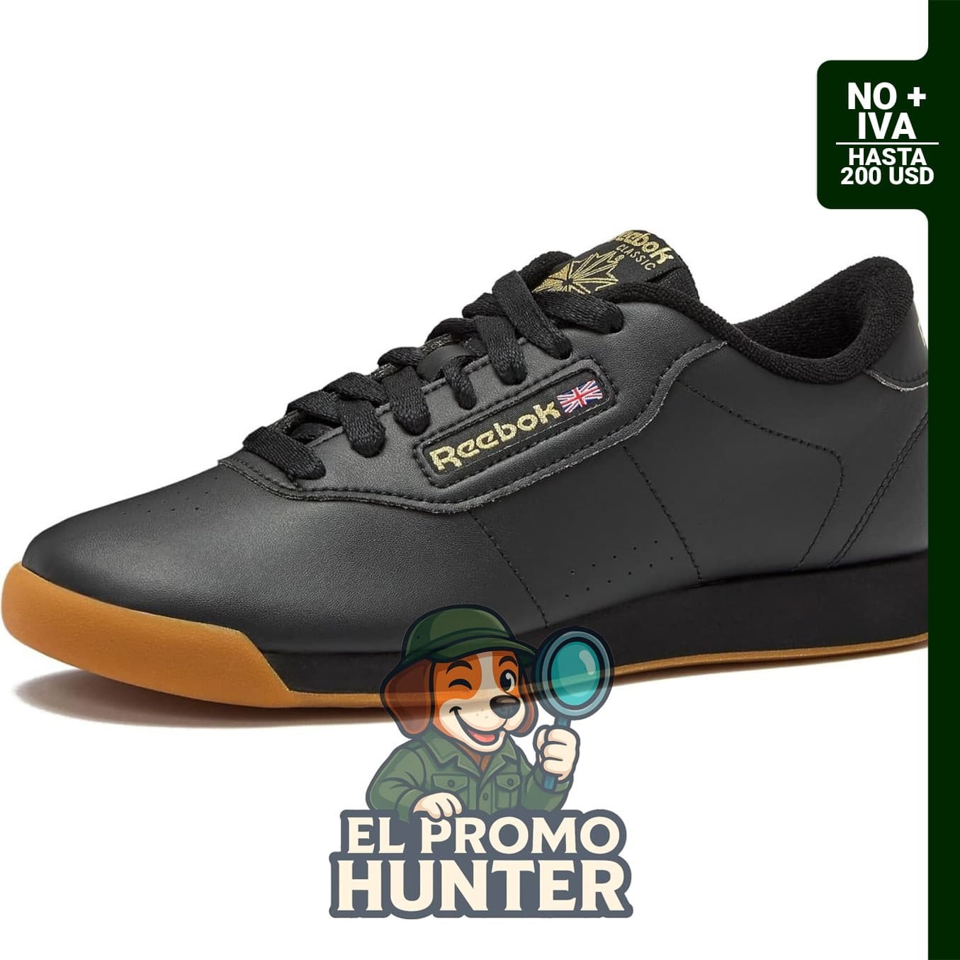 Zapatillas Reebok Princess para mujer, diseñadas para caminar y uso diario.