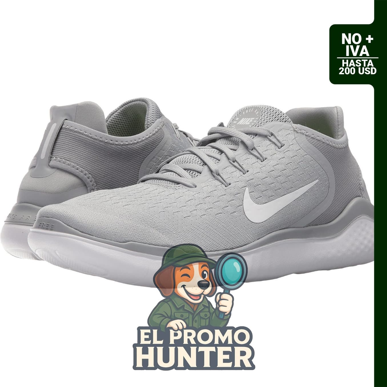 Nike Zapatillas Free Run 2018 para hombre.