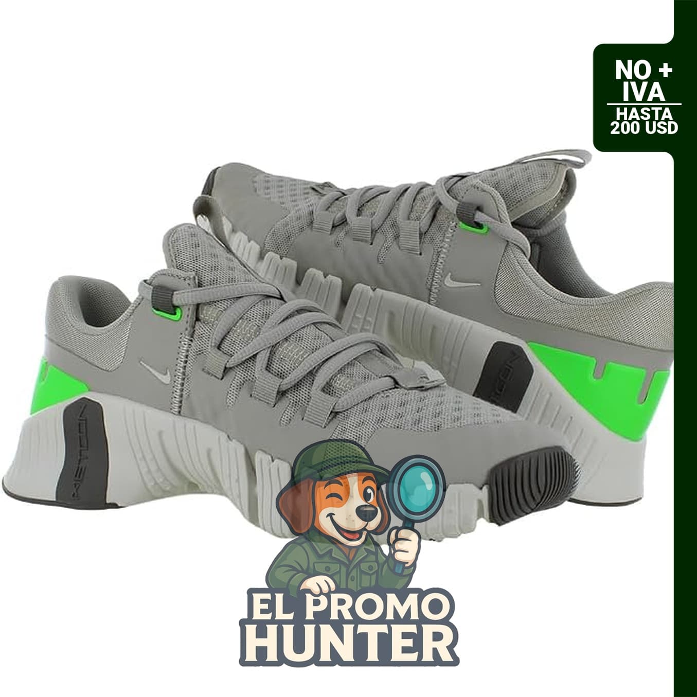 Tenis Nike Free Metcon 5 para hombre, diseñado para entrenamiento y actividades deportivas.