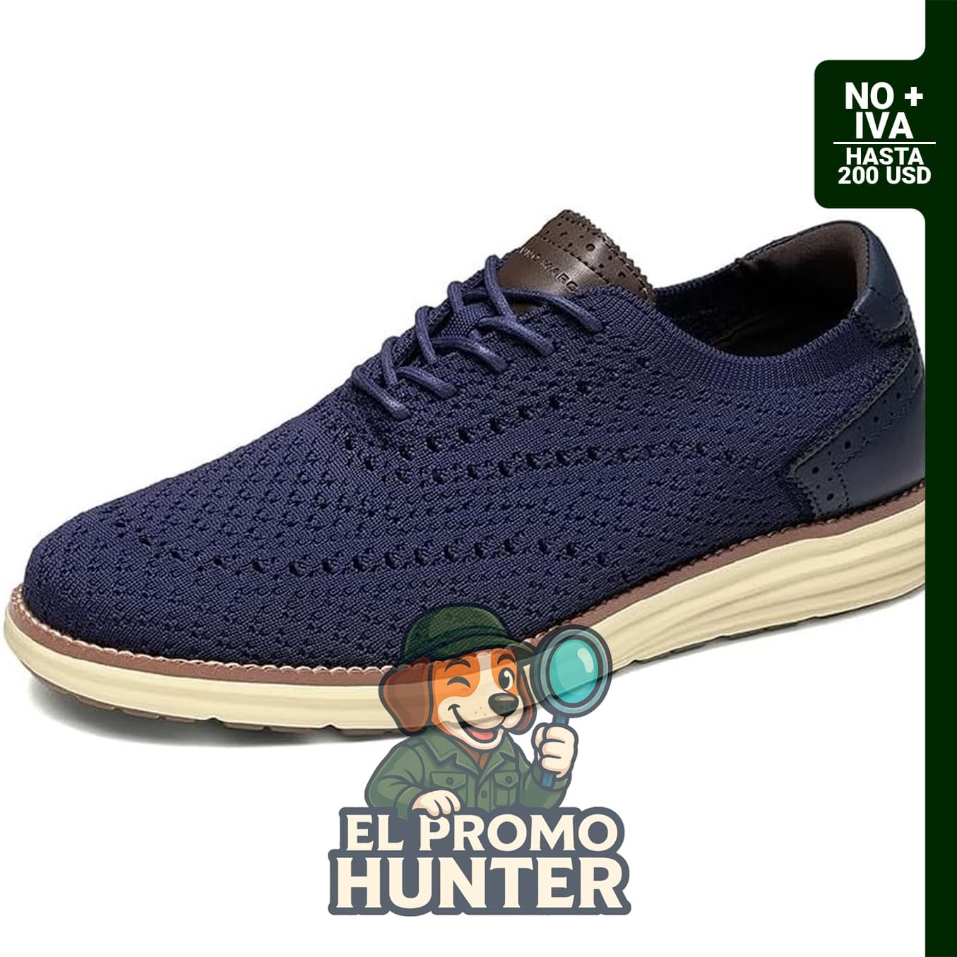 Bruno Marc Oxfords - Tenis clásicos de malla para hombre, con cordones y diseño ligero.