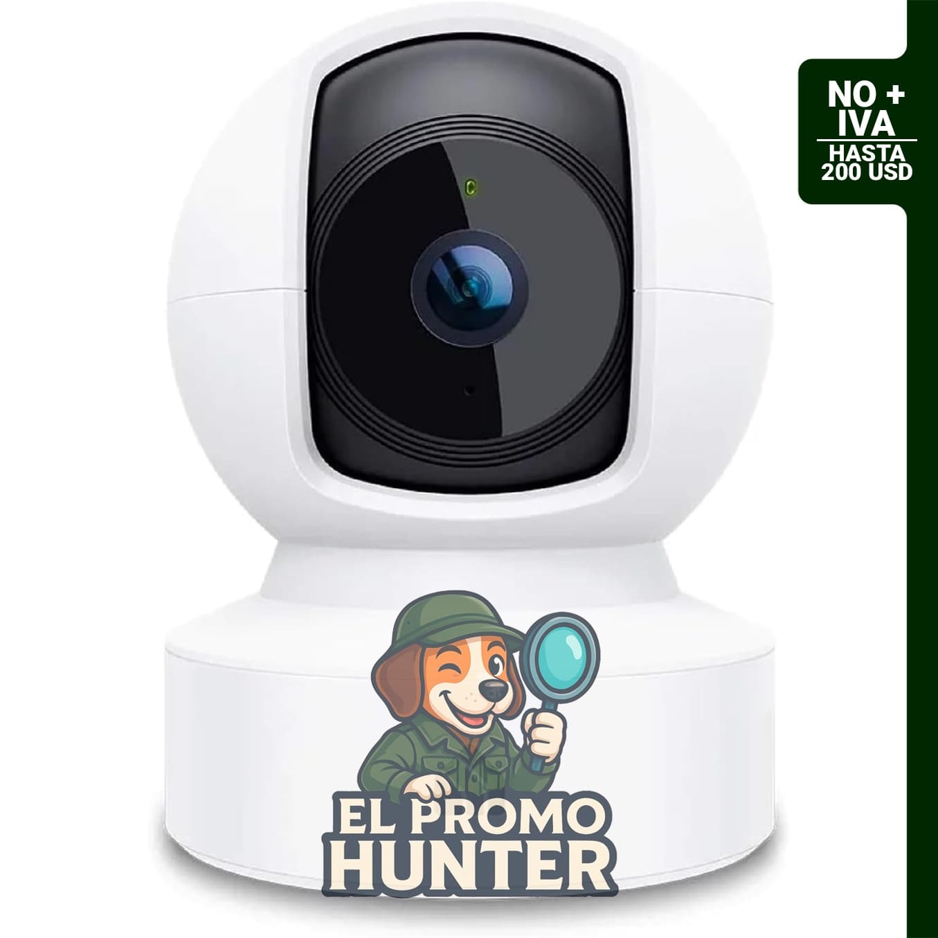 Kasa Cámara de seguridad inteligente para interiores HD 1080p, con visión nocturna y detección de movimiento.