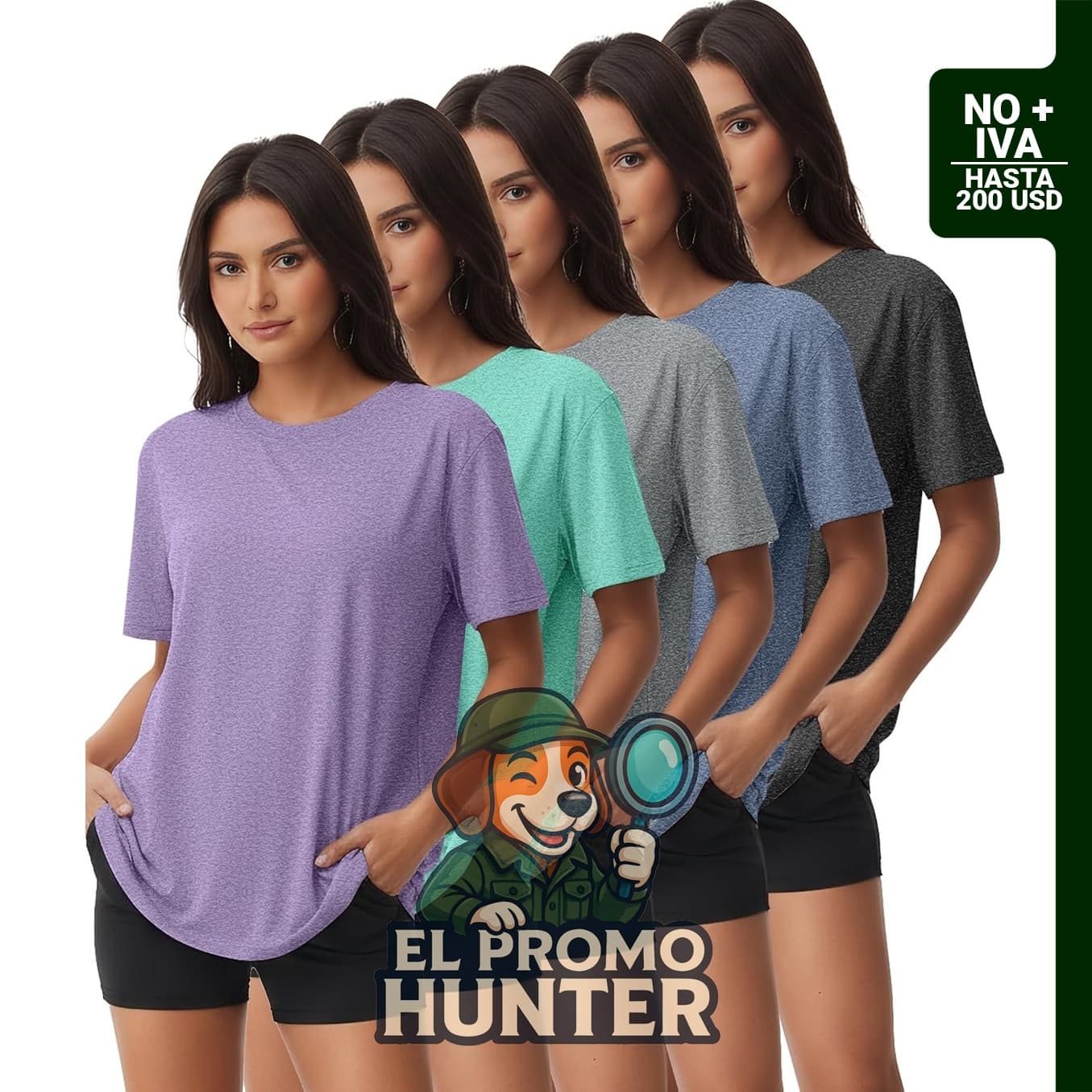 Kinglaman Pack de camisetas de entrenamiento de manga corta para mujer, secado rápido y protección solar UV UPF 50+.