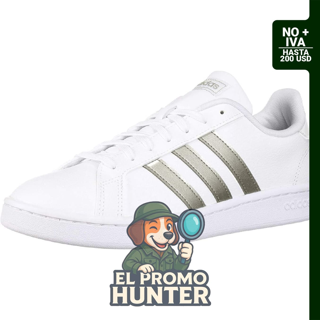 adidas Grand Court - Tenis para mujer