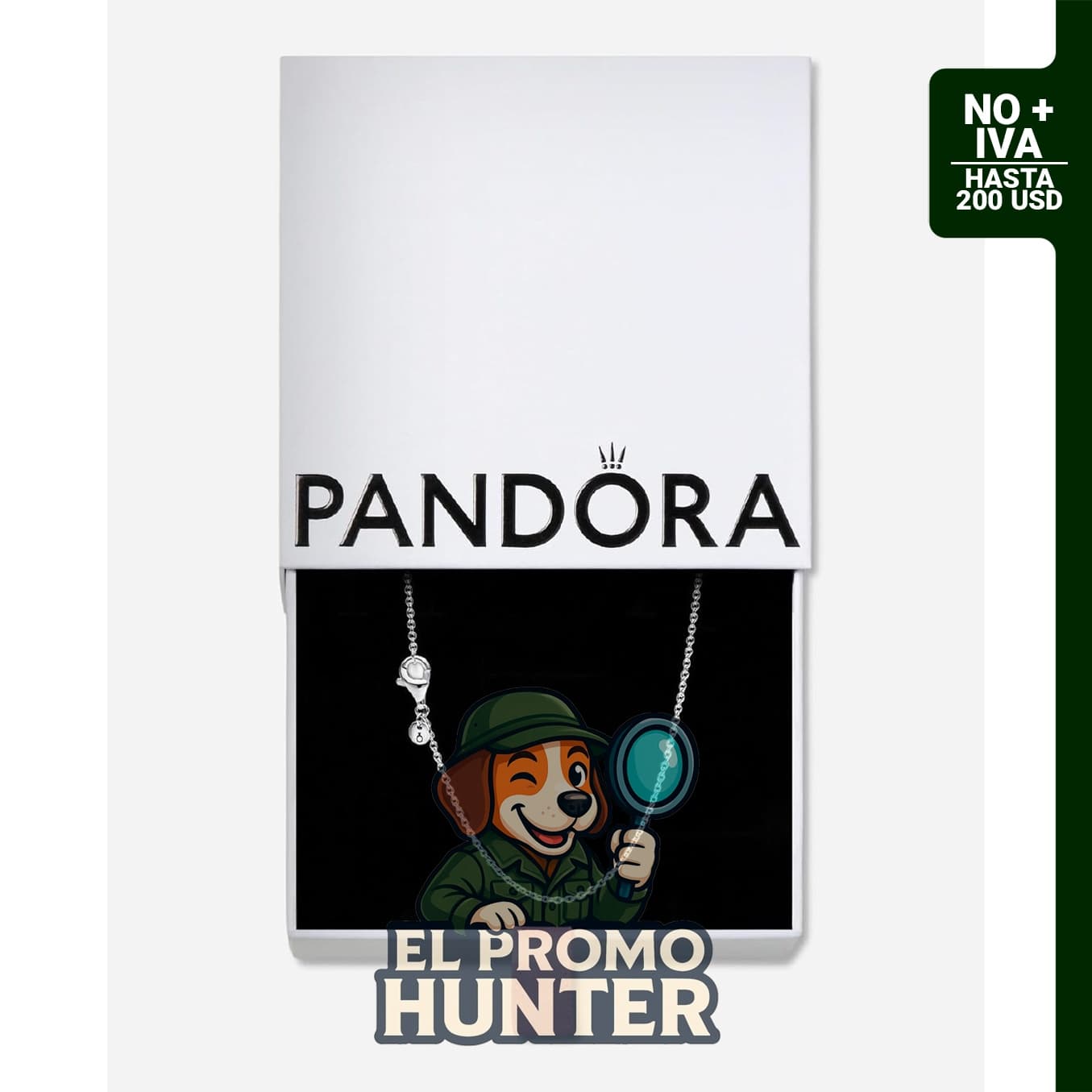Cadena PANDORA de 45 cm (17.7 in) para mujeres.