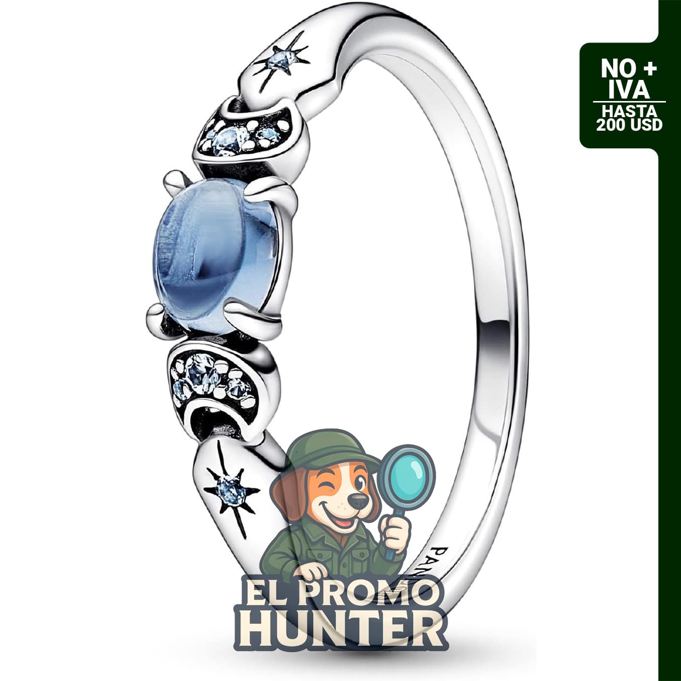 Anillo PANDORA Disney modelo 192344C01-52 para mujer.