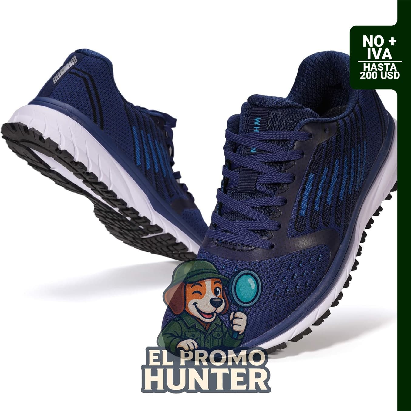 Joomra Whitin – Zapatos deportivos para hombre con soporte y amortiguación.