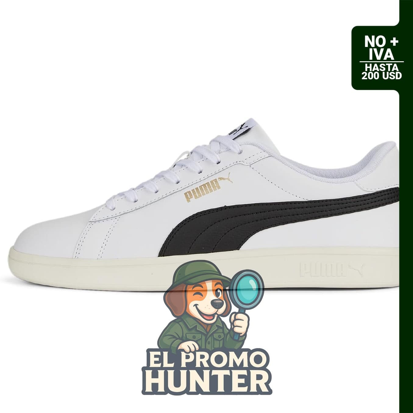 Puma Hombres Smash 3.0, zapato deportivo para hombre.