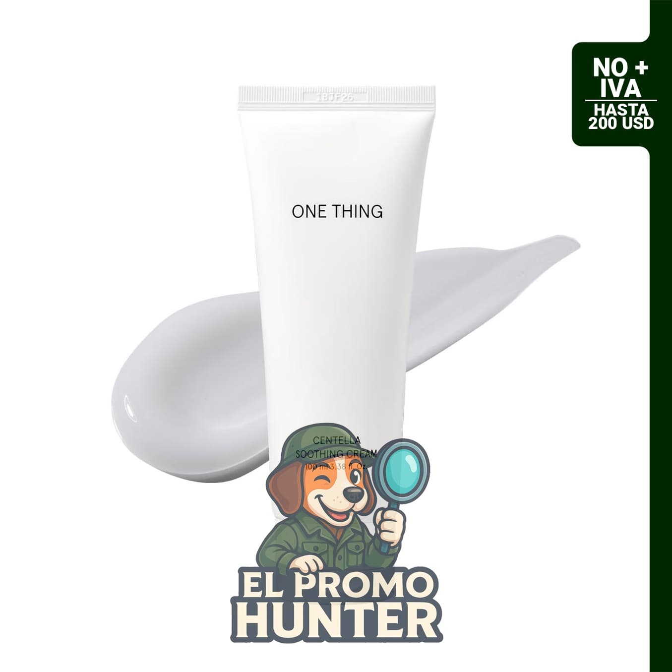ONE THING Centella - Crema calmante de 100 ml.