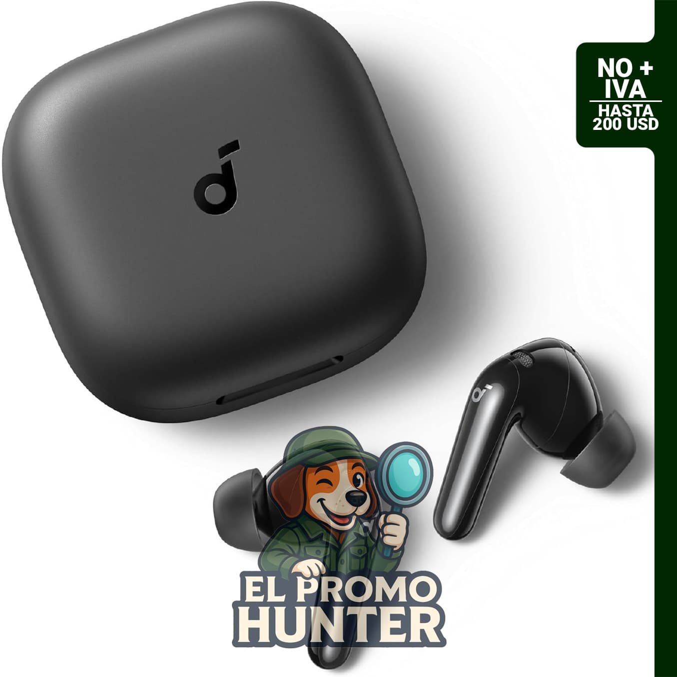 Auriculares Soundcore P31i de Anker con cancelación de ruido adaptativa y sonido de alta resolución.