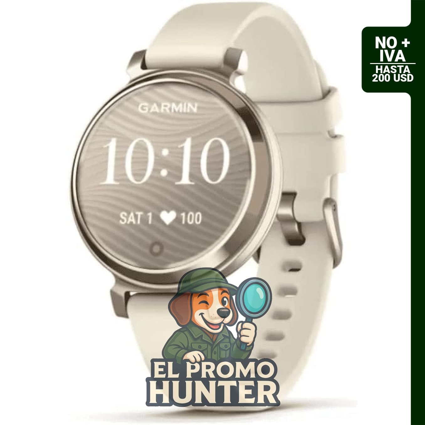 Garmin Lily® 2, reloj inteligente de 1.378" (3.5 cm) en color coco.