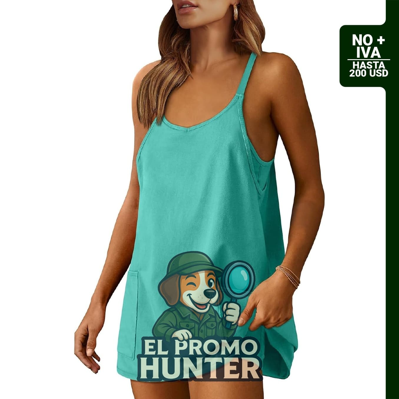 ANRABESS vestido atlético para mujer, mini mono de verano con pantalones cortos integrados.