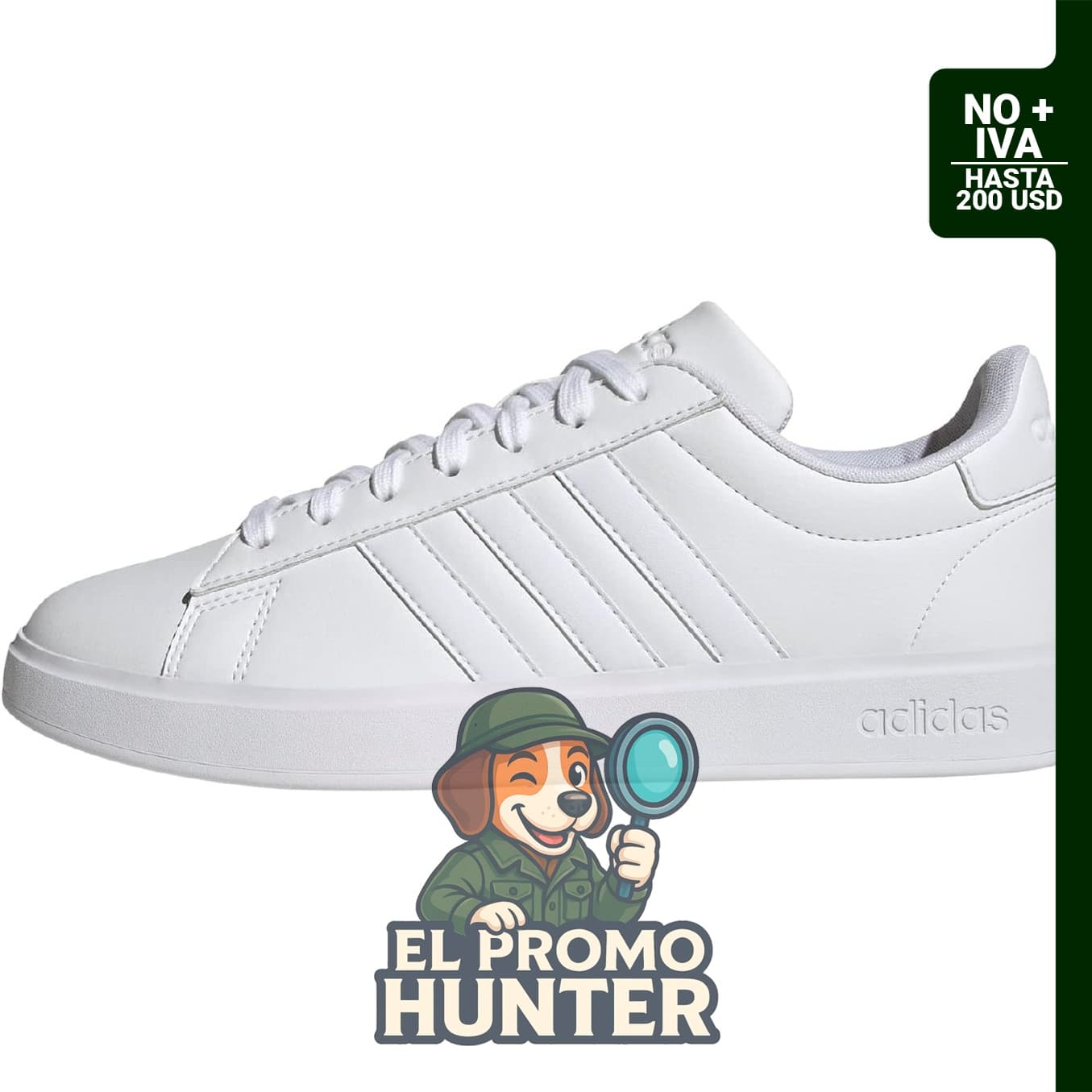 adidas Grand Court 2.0 para hombre, zapato deportivo.