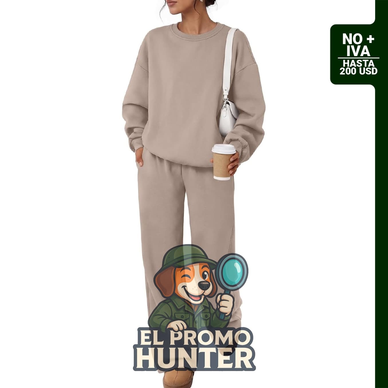 Conjunto deportivo de 2 piezas para mujer Trendy Queen.