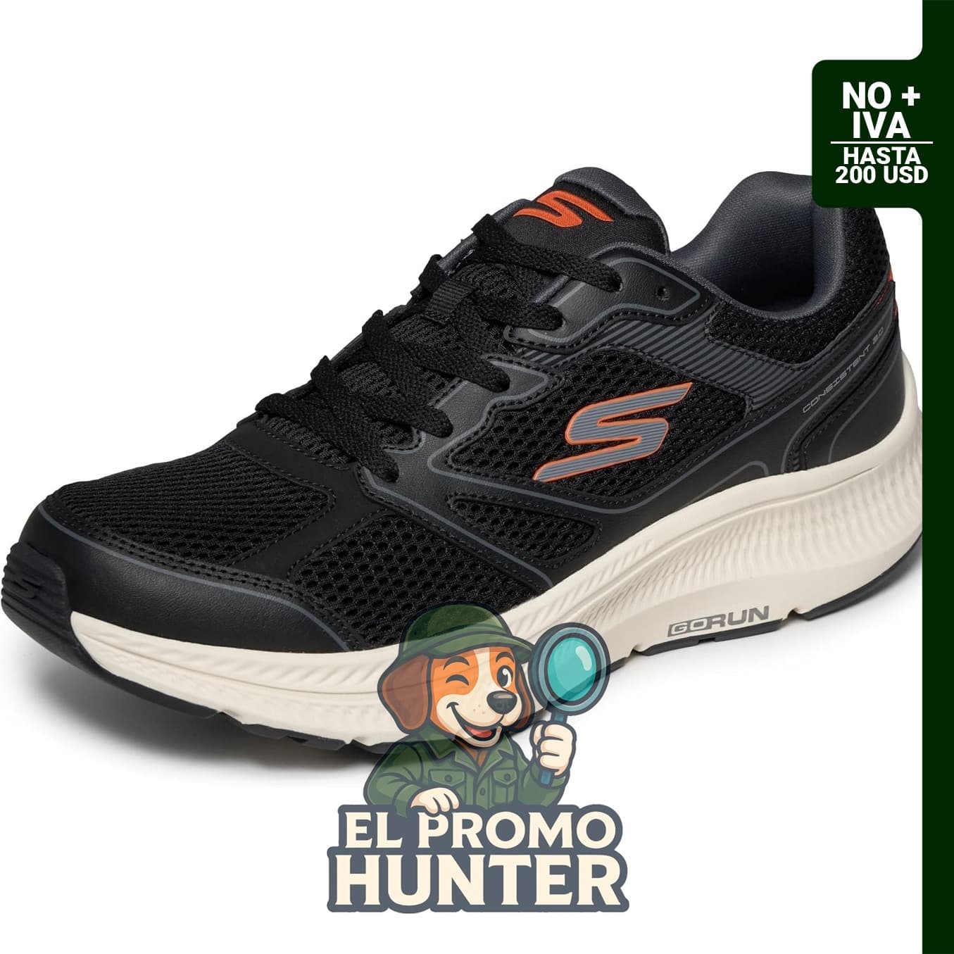 Skechers Go Run Consistent 2.0 Mapleton para hombre, calzado deportivo.