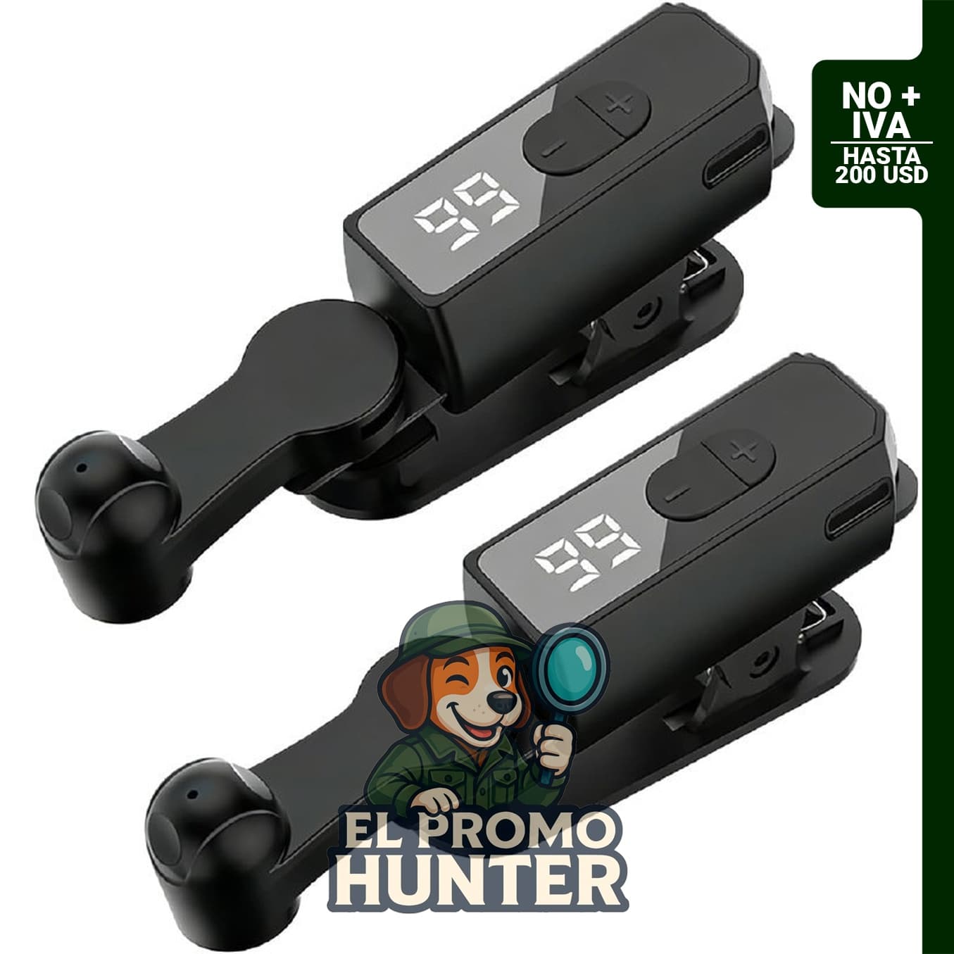 Paquete de 2 clickers automáticos para iPhone y teléfonos Android.