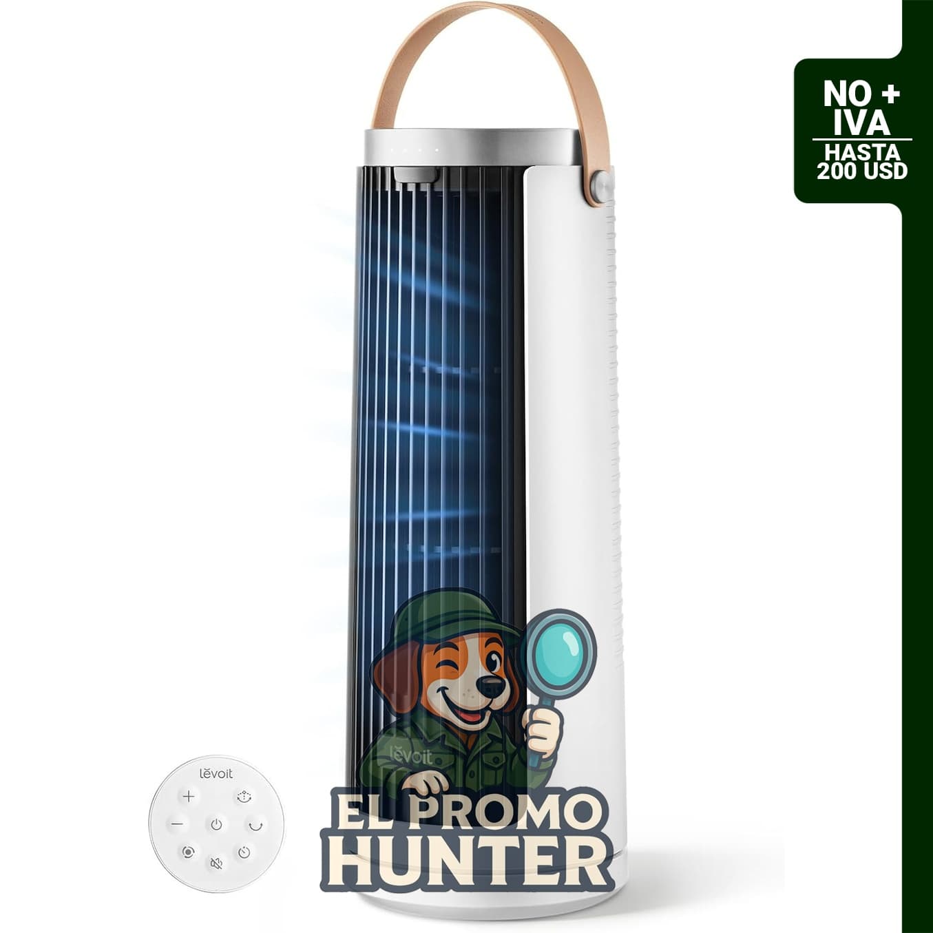 Levoit Ventilador de torre para dormitorio, ventilador de escritorio.