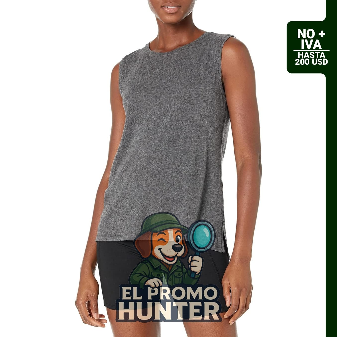 Amazon Essentials Tank Top de algodón suave para mujer, corte relajado, disponible en tallas grandes.