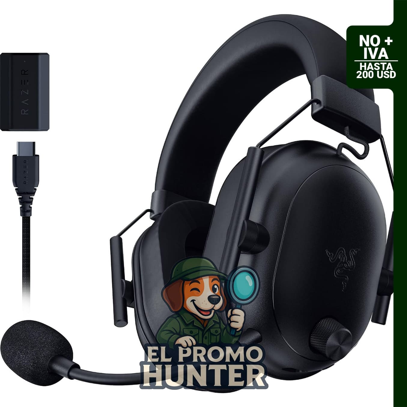 Razer BlackShark V2 HyperSpeed Auriculares inalámbricos para juegos para PC