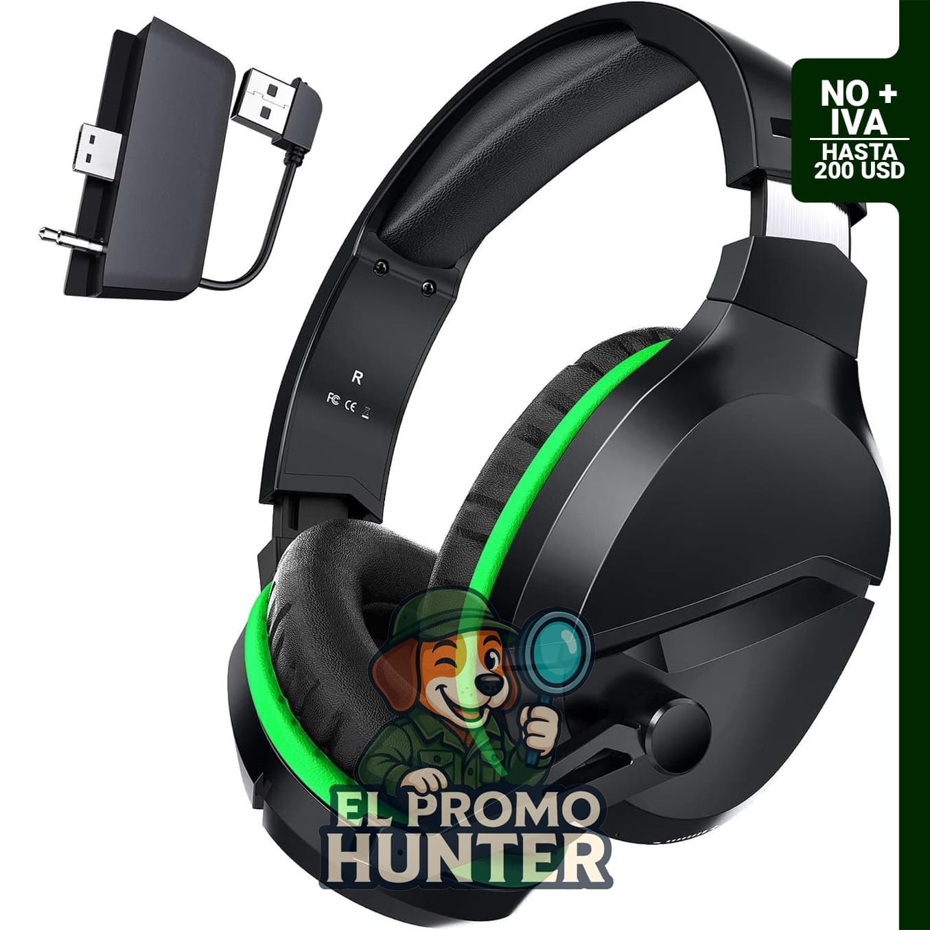 Auriculares inalámbricos WolfLawS X3 60H con micrófono para Xbox Series X|S y Xbox One.