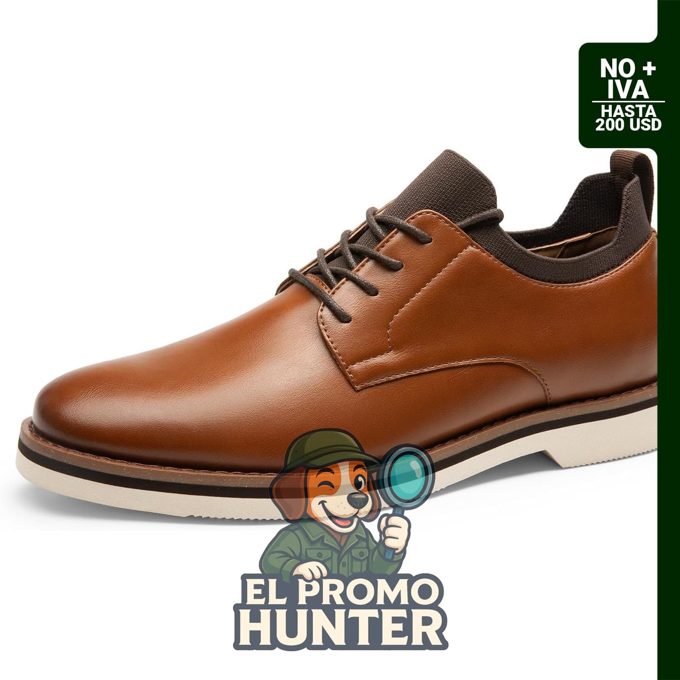 Bruno Marc Zapatos de vestir con cordones para hombre.