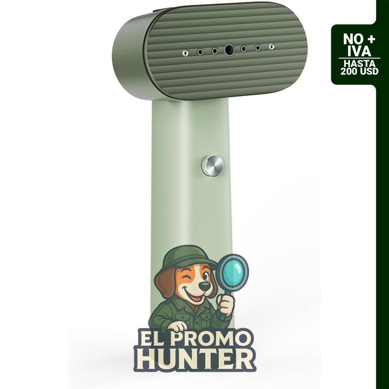 Nexdoo Vaporizador G6 para ropa portátil 2 en 1, 900 W, 10 minutos de vapor continuo.