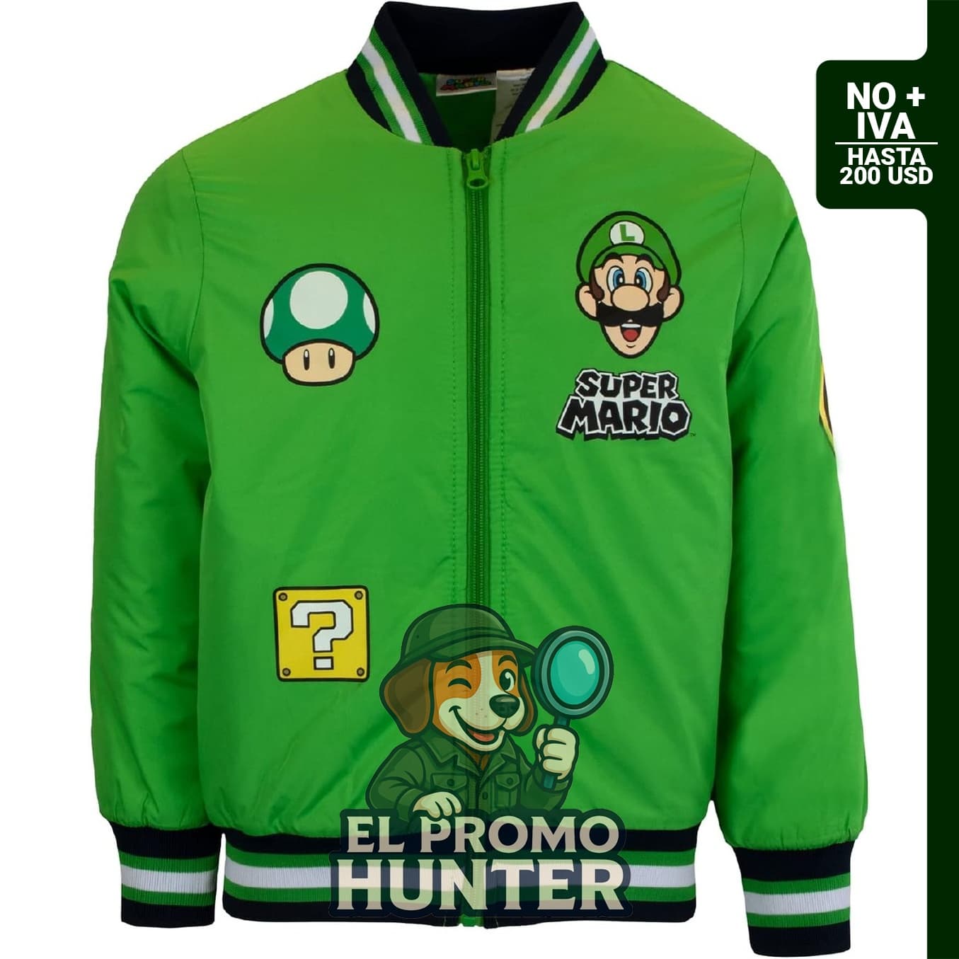 Chaqueta bomber de Super Mario para niños de Nintendo.