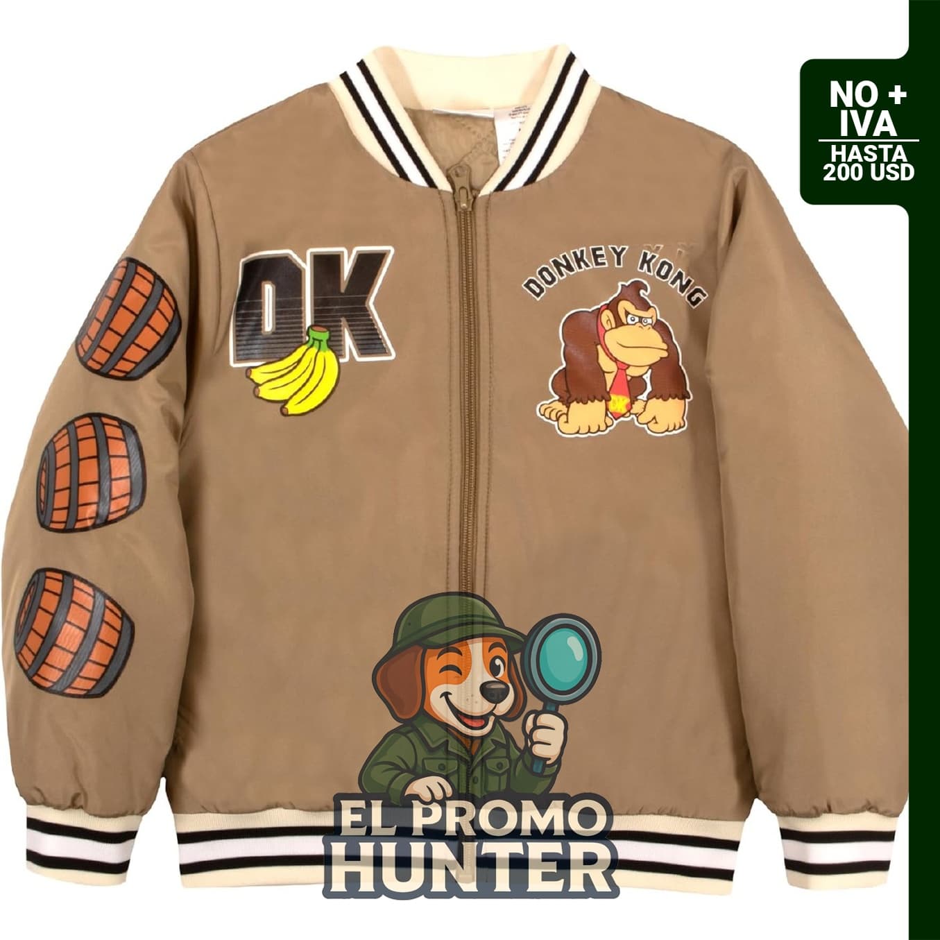Chaqueta bomber de Super Mario para niños de Nintendo.