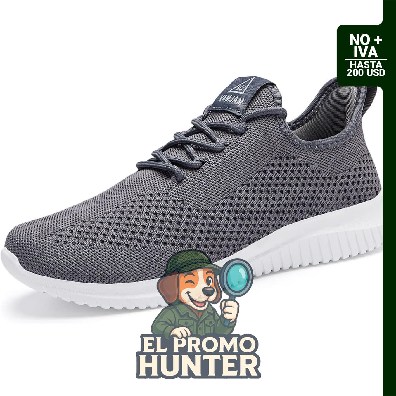 VAMJAM zapatos para correr ultraligeros y transpirables, diseñados para caminar y entrenar.