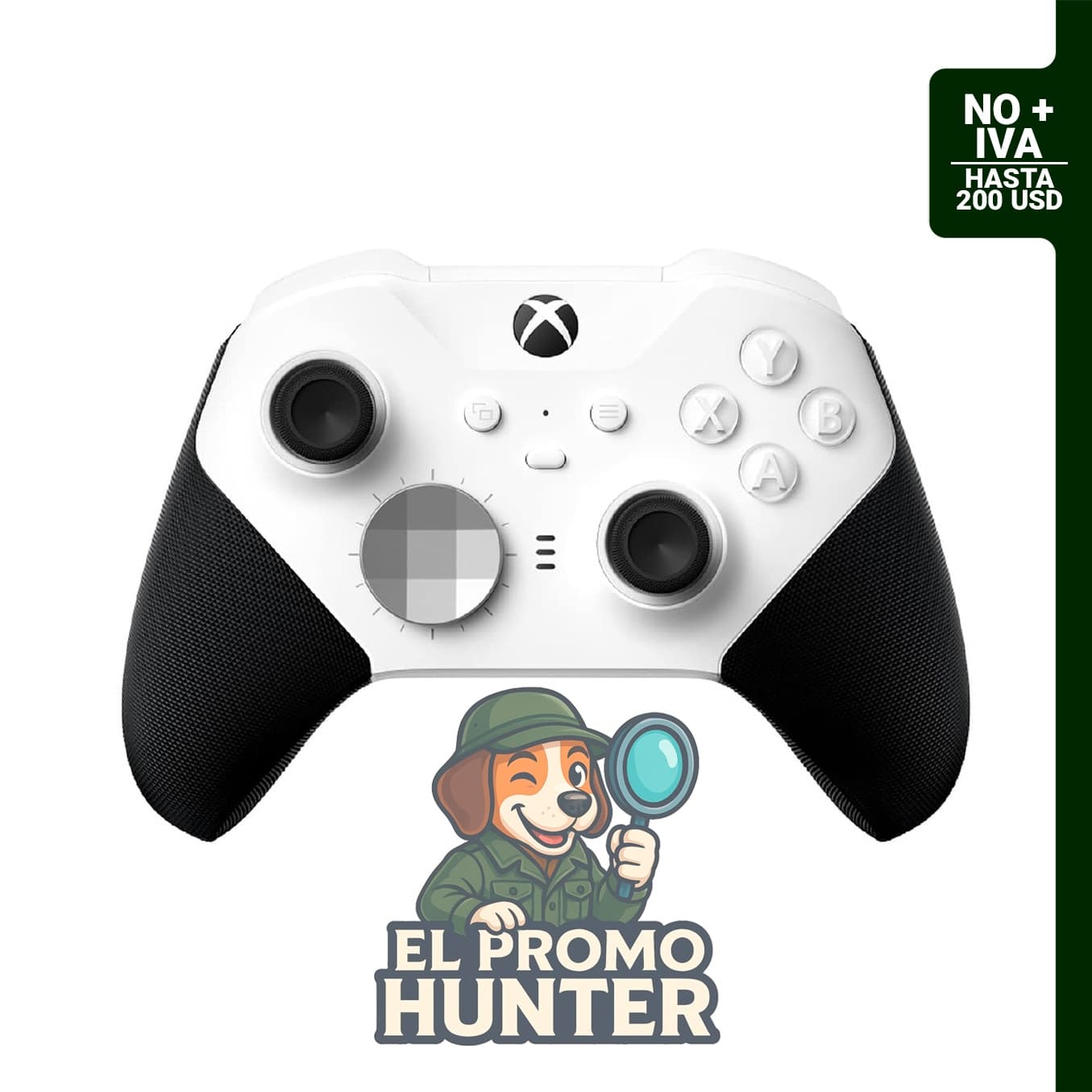 Controlador inalámbrico Xbox Elite Series 2 Core – Blanco para Series X|S, One, Windows PC, Android e iOS