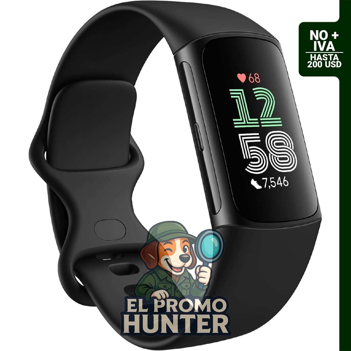 Fitbit Charge 6 - Rastreador de actividad física con GPS, frecuencia cardíaca y herramientas de salud.