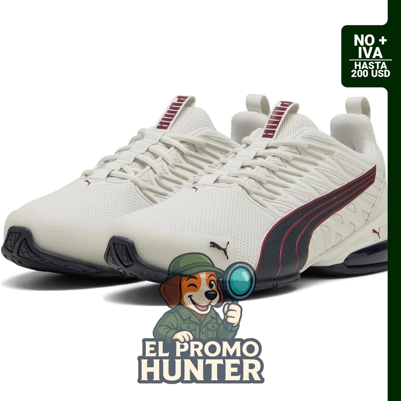 PUMA Hombres Voltaic Evo Running Zapatillas, color azul.