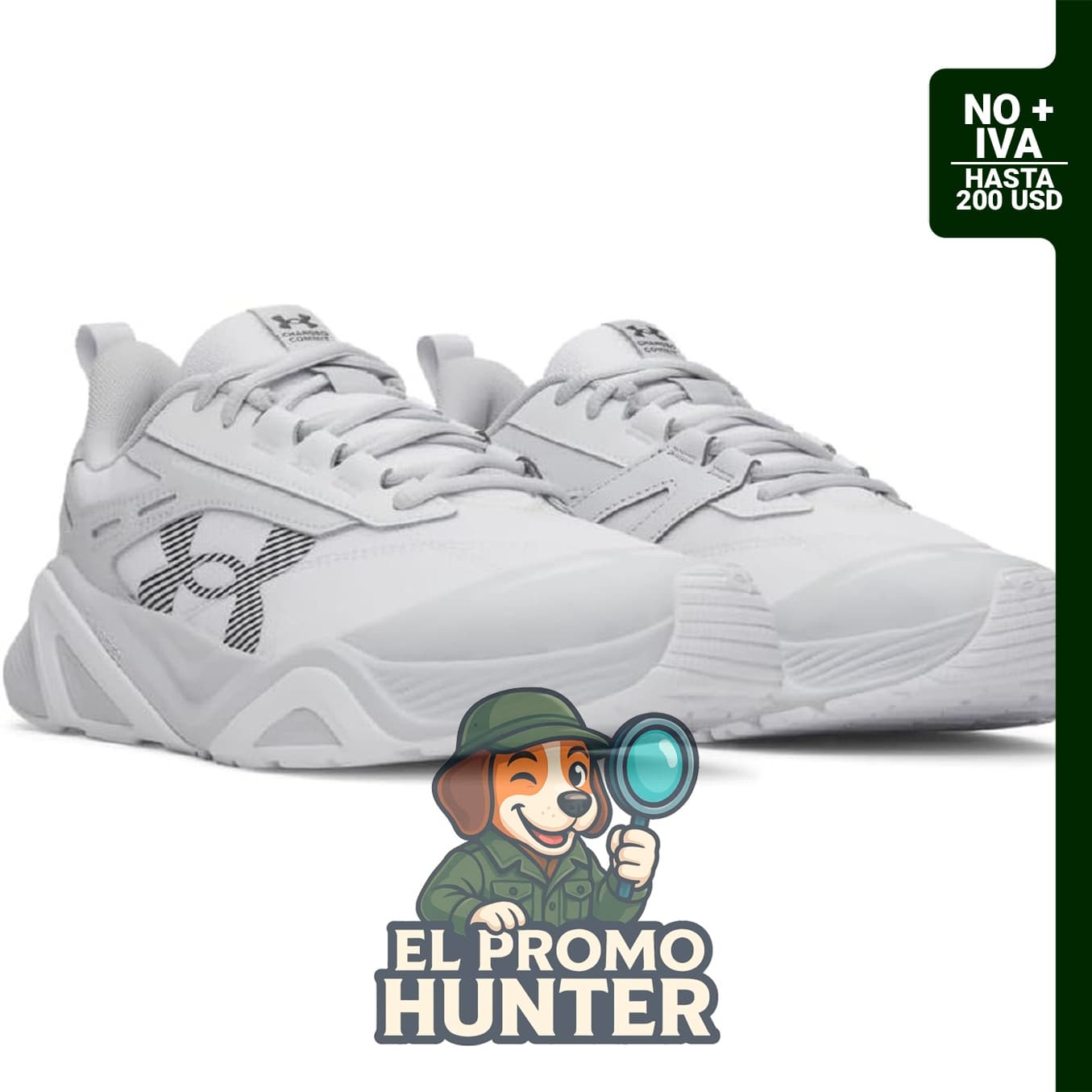 Under Armour Cargado 5, entrenador para hombre.