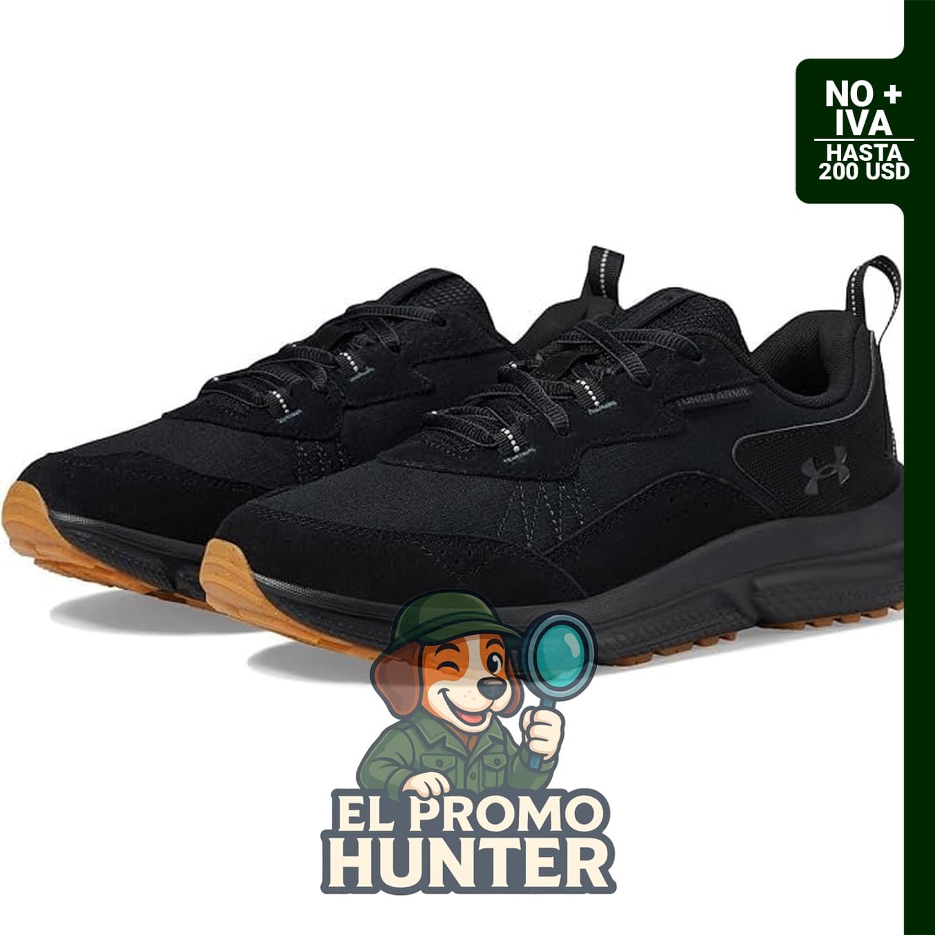 Under Armour Charged Verssert 2 para hombre, zapato deportivo con tecnología de amortiguación.