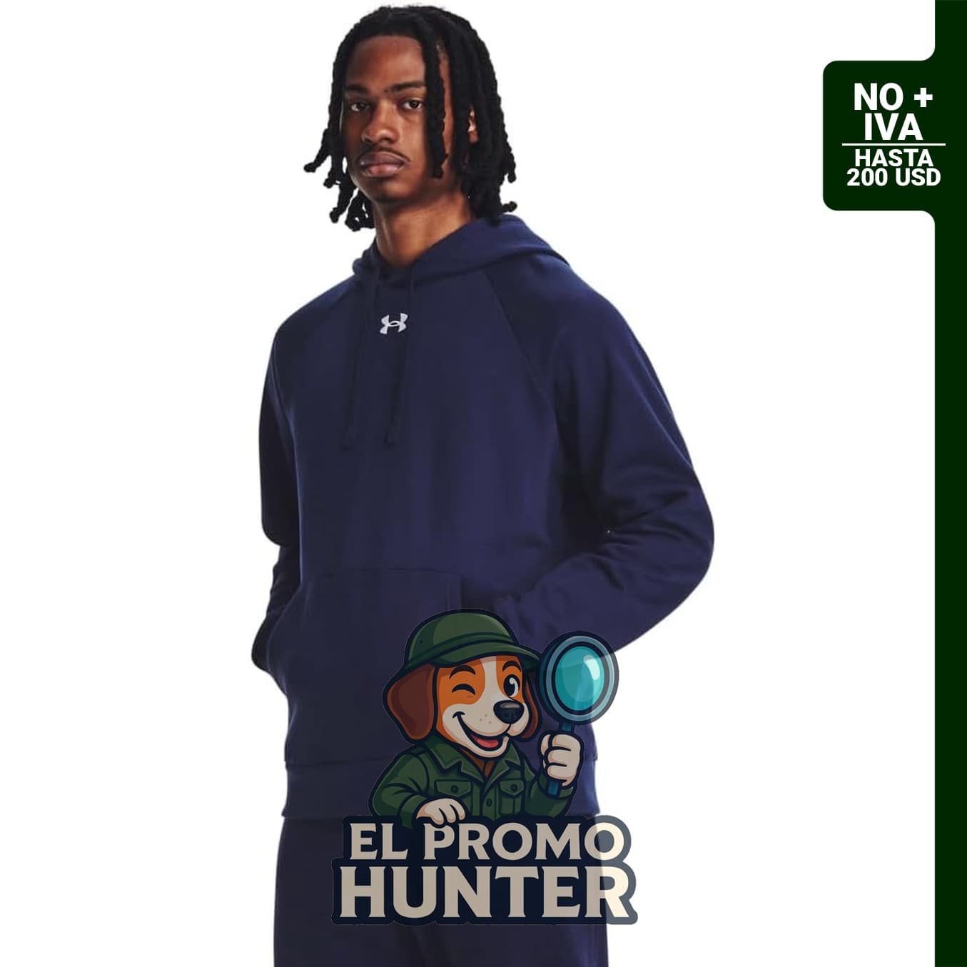 Sudadera con capucha Rival Fleece para hombre de Under Armour.
