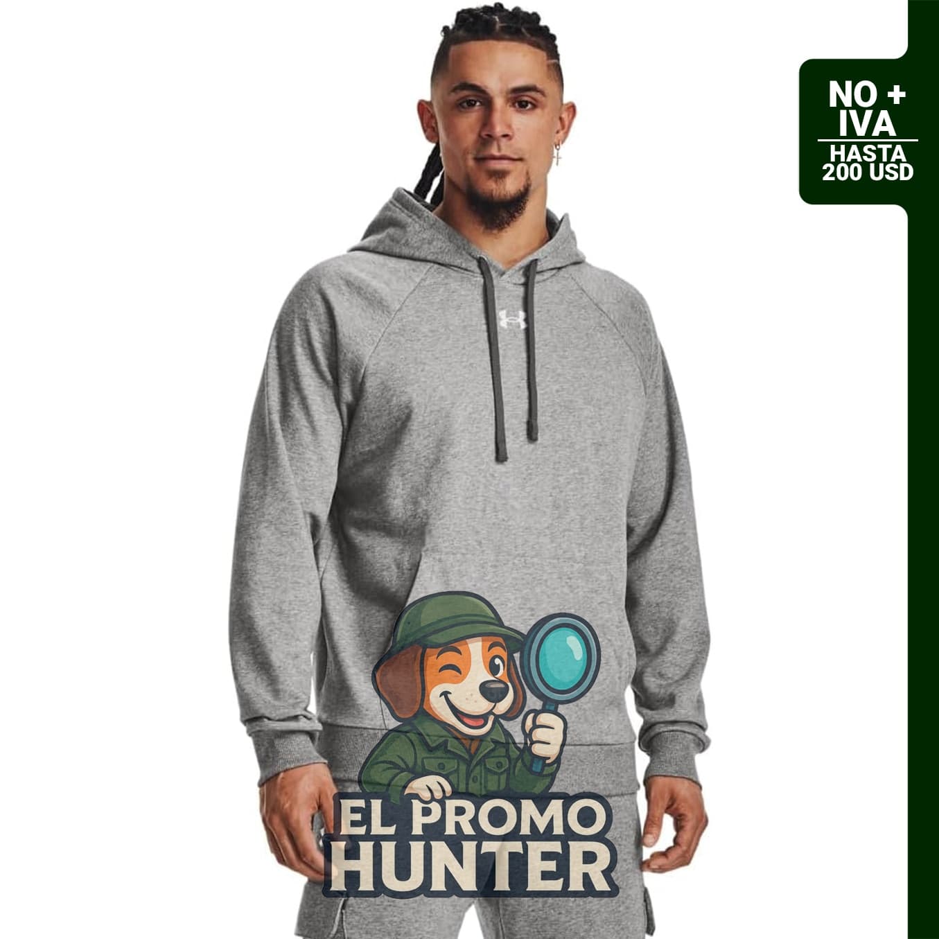 Sudadera con capucha Rival Fleece para hombre de Under Armour.