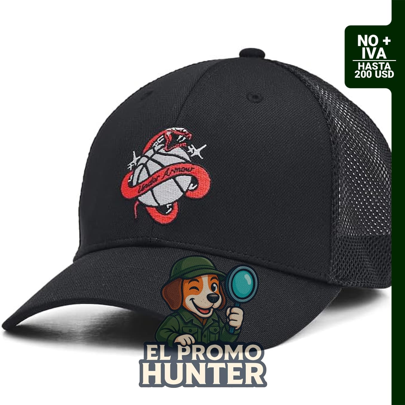 Gorra Trucker Blitzing Under Armour para hombre.