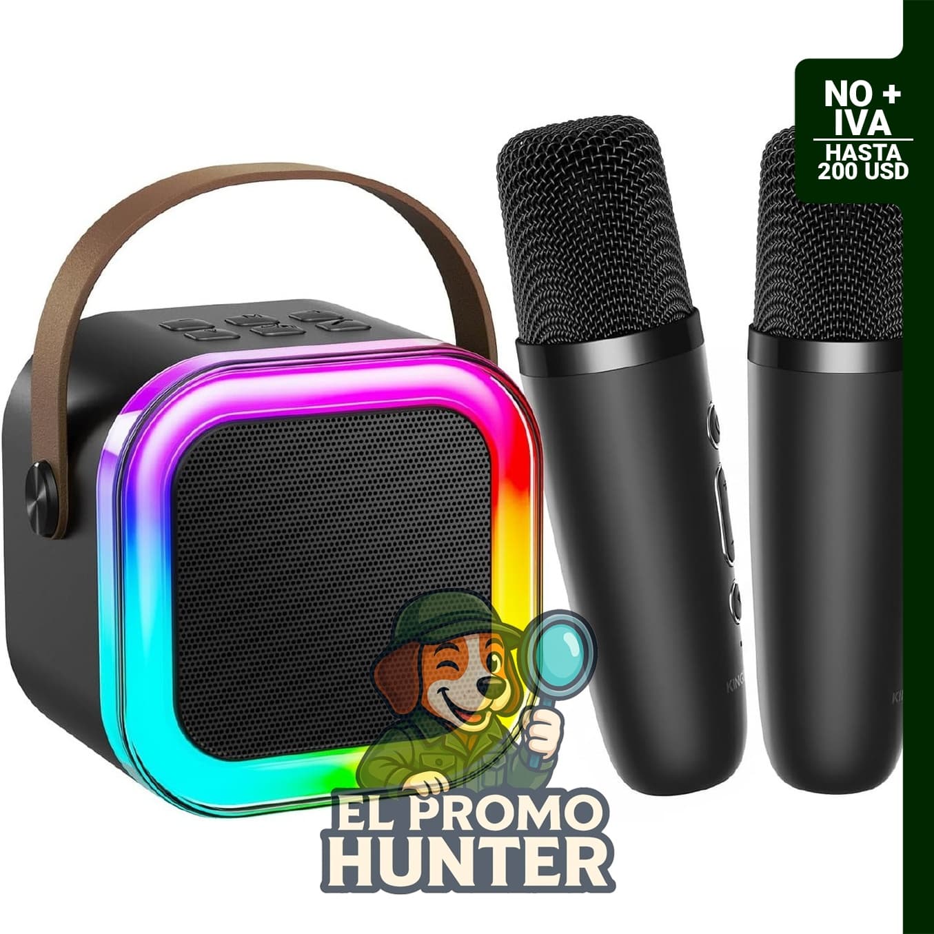 Kinglucky Mini Máquina de Karaoke para Niños, reproductor de video personal.