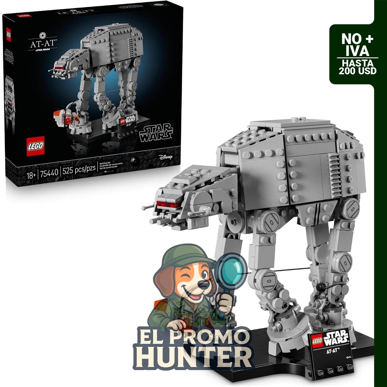 LEGO Star Wars AT-AT 75440, modelo de construcción de la serie Star Wars.