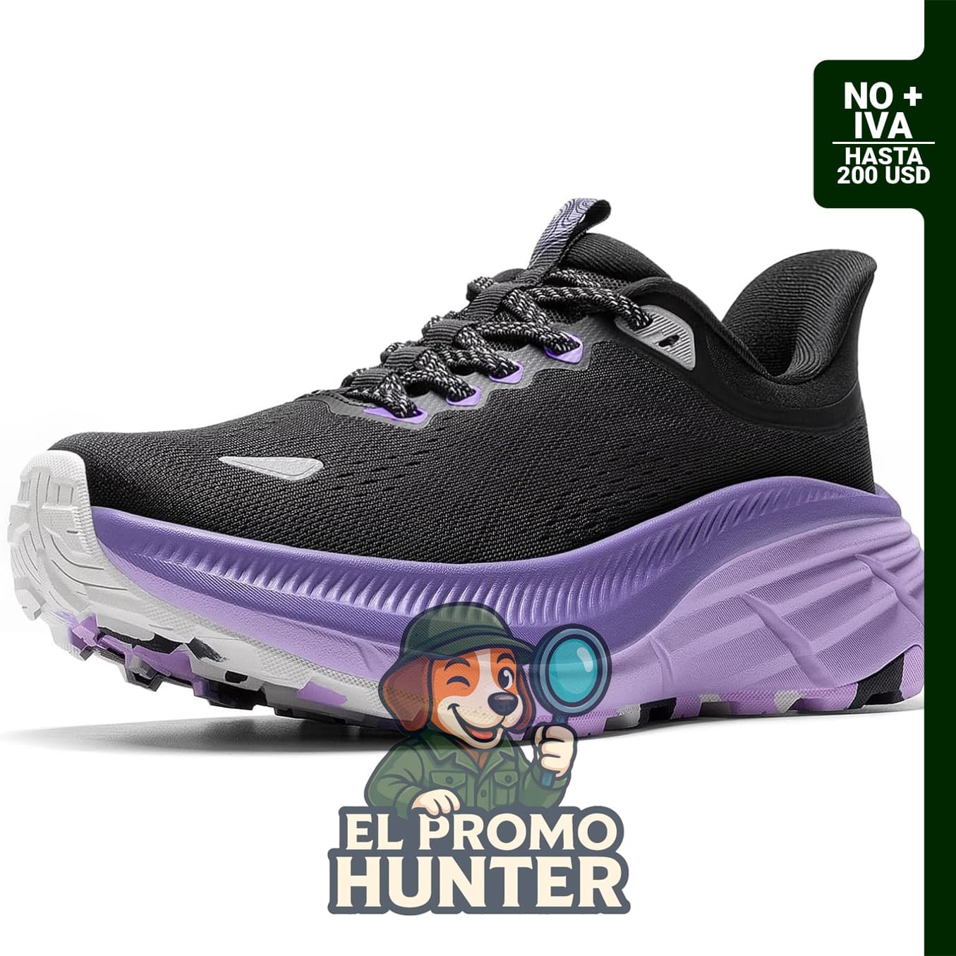 NORTIV 8 zapatos de senderismo sin cordones para mujer.