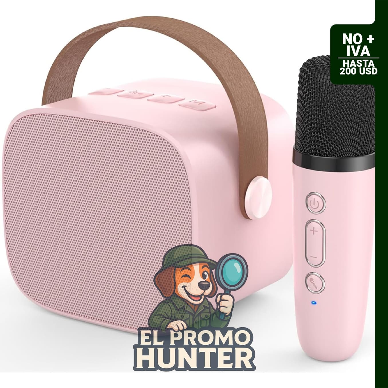 MEGUO Mini máquina de karaoke, micrófono para niños de 4 a 12 años.
