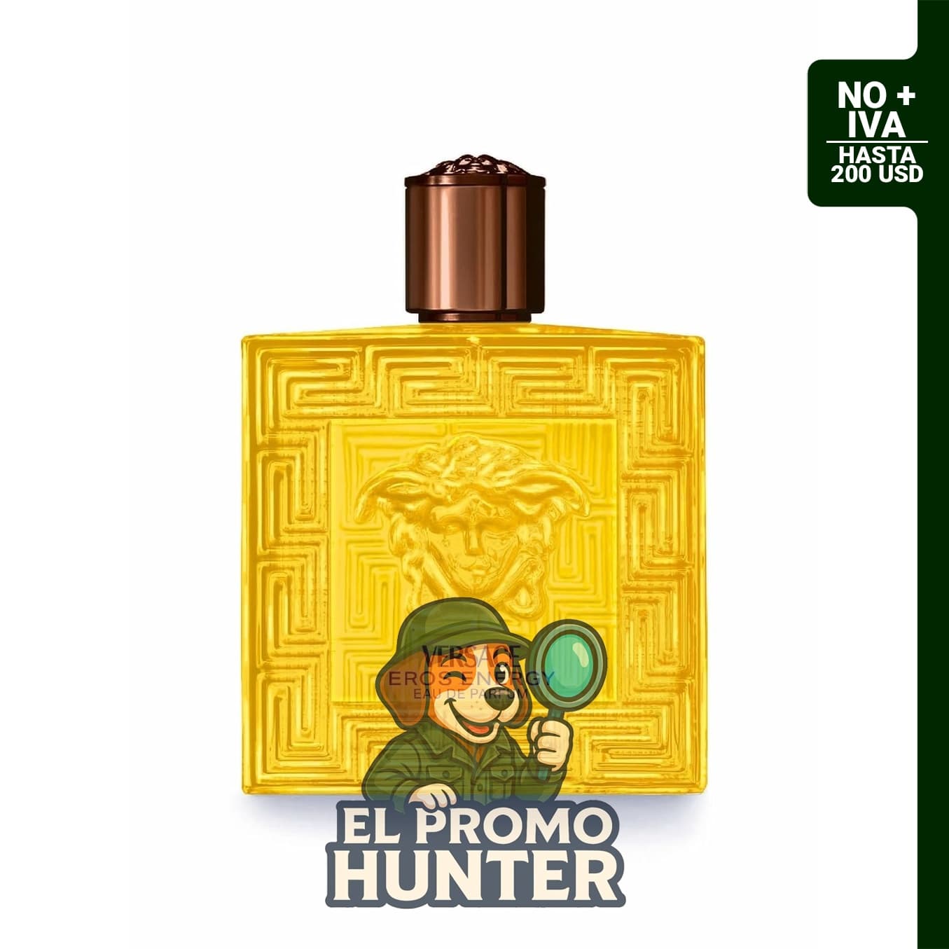Versace Eros Energy para hombre, perfume en espray de 100 ml.