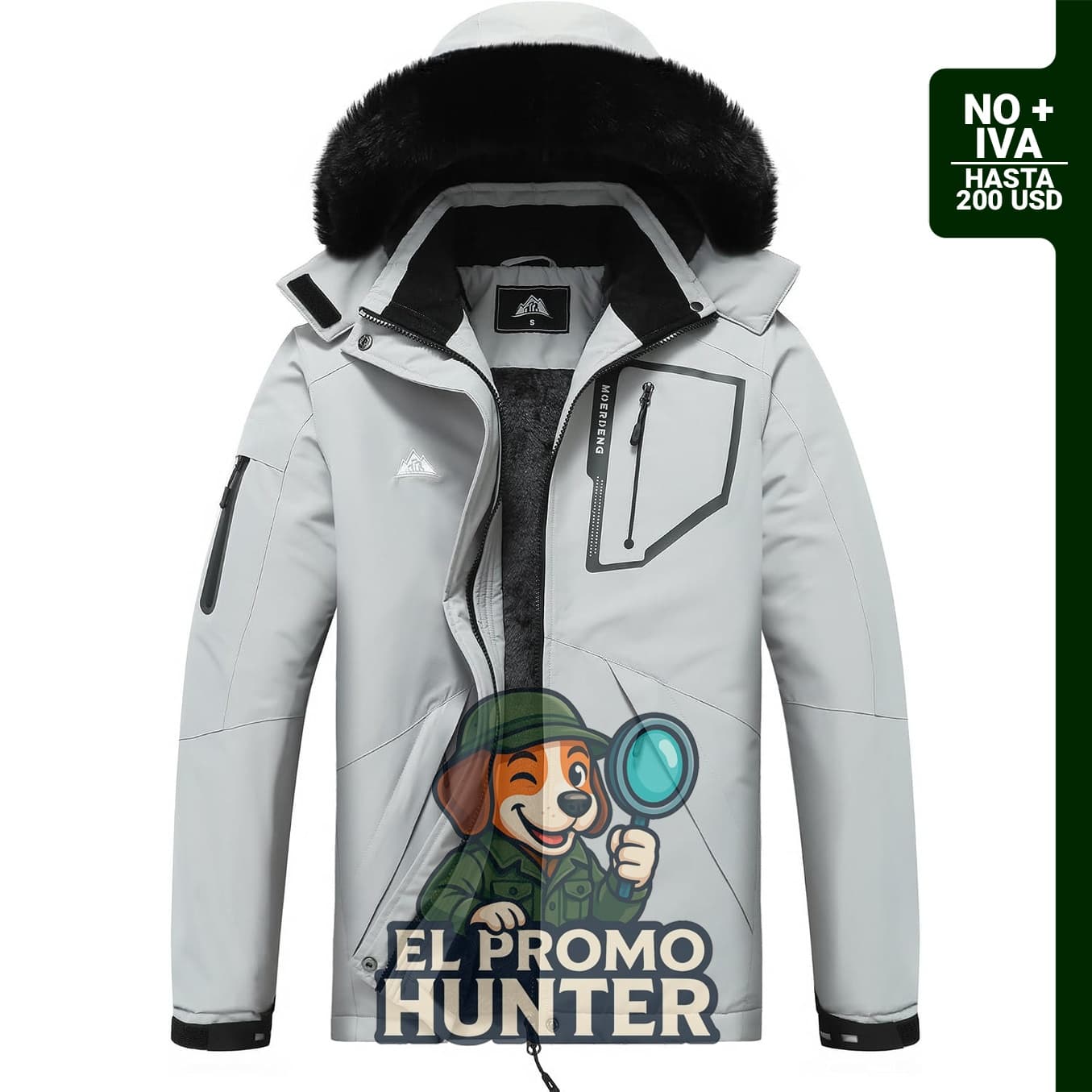 MOERDENG chaqueta de esquí impermeable para mujer, abrigo aislado para invierno y snowboard.