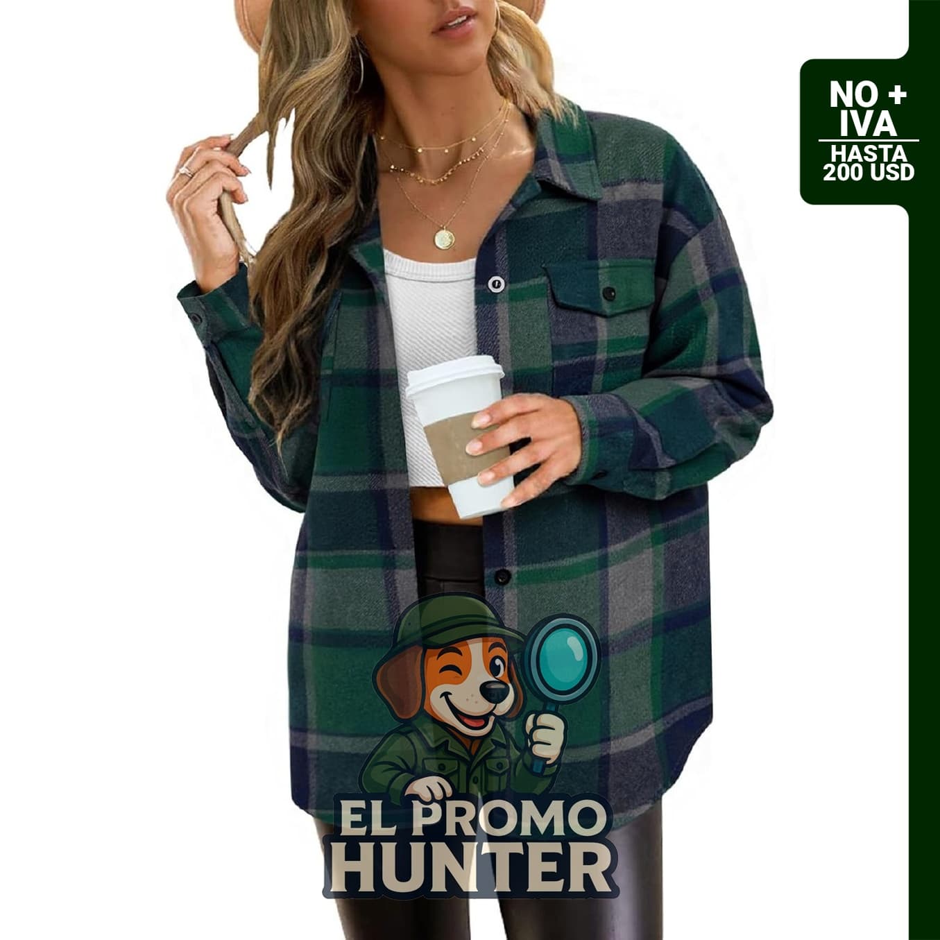 Camisas de franela a cuadros para mujer de AUTOMET.