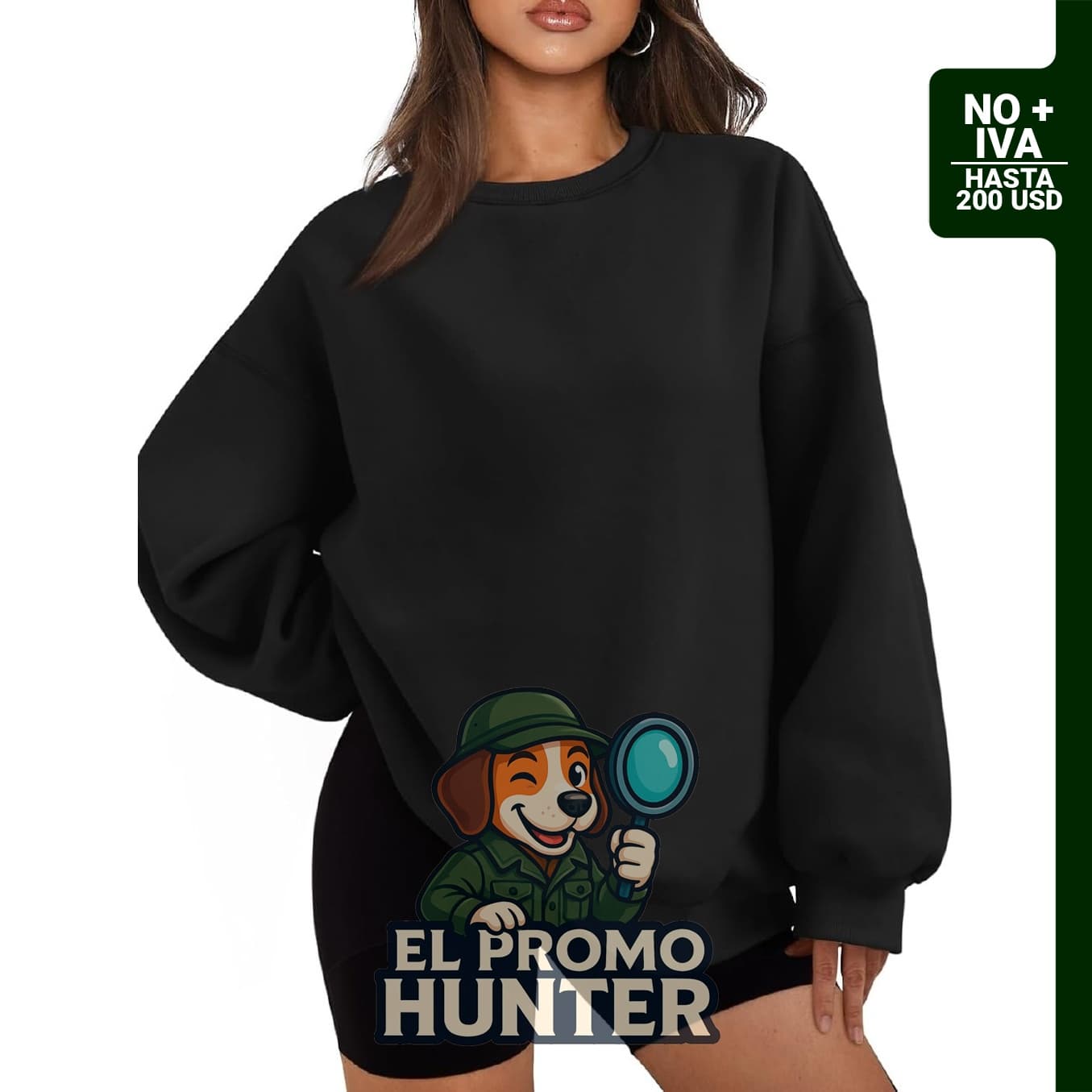 Sudaderas de gran tamaño para mujer EFAN, cuello redondo y diseño casual.